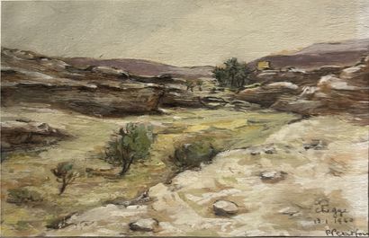 Pierre PETITFOUR (1903- ?) : VIEW OF CHEGGE...