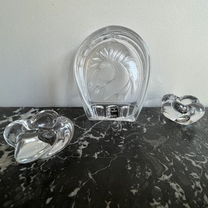 Cristallerie de SEVRES. Cendrier en cristal...