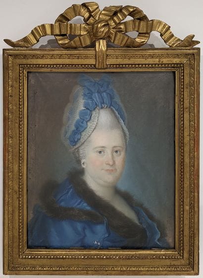 18th century FRENCH SCHOOL: PORTRAIT OF A...