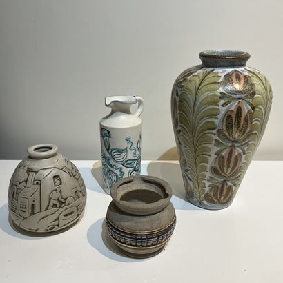 Set of ceramics: - André LEGRAND (1902-1947)...