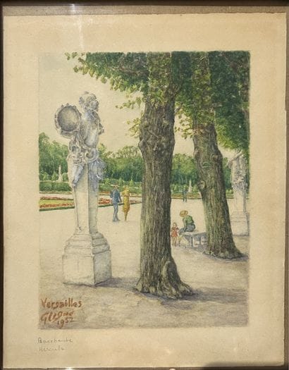 Georges LEDUC (1906-1968): WALKERS IN THE...