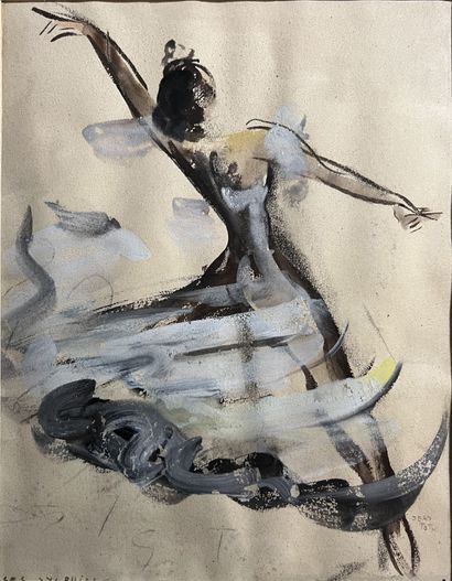 Jean TOTH (1899-1972): BALLERINE - DANSEUSE...