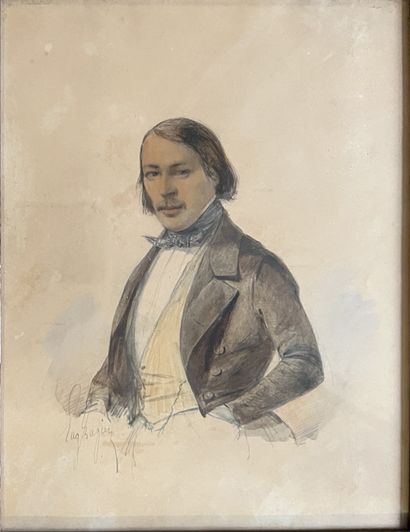 Eugène LAGIER (1817-1892): PORTRAIT OF A...