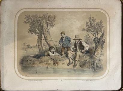 HUMORISTIC SCHOOL: CHEZ LE NOTAIRE. Pen and...