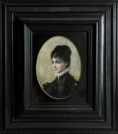 Théobald CHARTRAN (1849-1907): PORTRAIT DE...