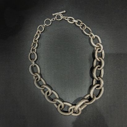 Necklace in sterling silver (800) featuring...
