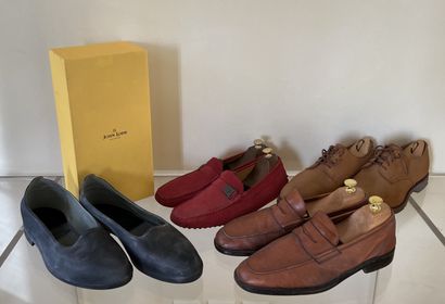 Caisse de chaussures pour homme dont des...