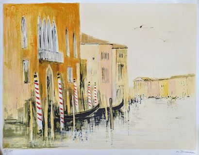 Ensemble de lithographies et aquatintes par...