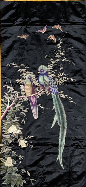 China, 20th century. Rectangular piece in...