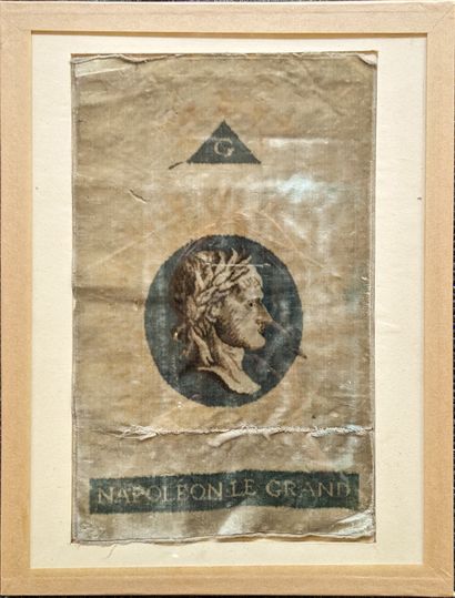 Velvet Grégoire with profile of Napoleon...