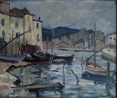 Louis LALLEMAND (1891-1959) : PETIT PORT...