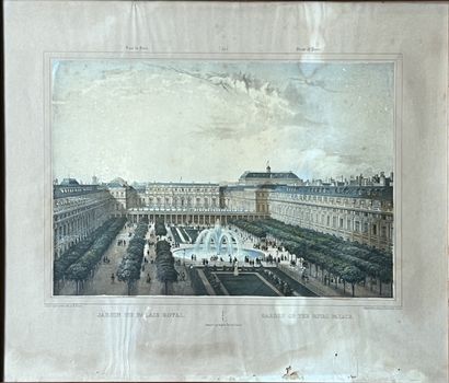 Paire de gravures en couleurs : de la suite...