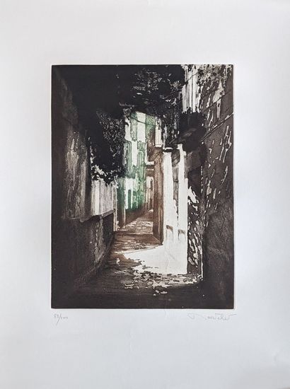 Ensemble de lithographies et aquatintes par...