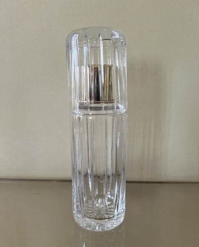 Carafe with glass or cut crystal navette...