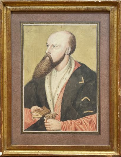 Dans le goût du XVIe siècle : PORTRAIT D'HOMME...