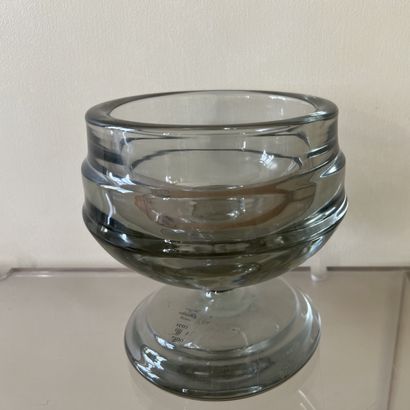 Salviati & Co, Murano. Smoked glass pedestal...