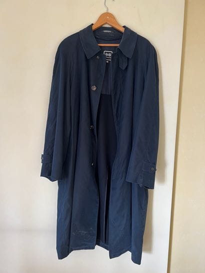 Three men's raincoats, Loewe, Torrente, Battistoni....