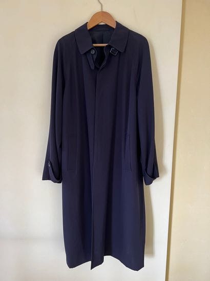 Three men's raincoats, Loewe, Torrente, Battistoni....