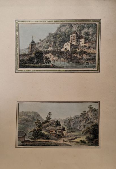 Lot : - gravure en noir « La Soirée des Thuileries...
