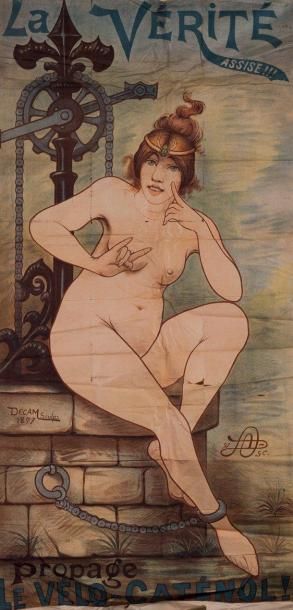 DECAM
Sculps. 1897. La Vérité assise - Propage...
