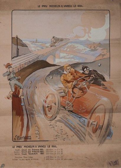E. Montaut
Le pneu Michelin a vaincu le rail....