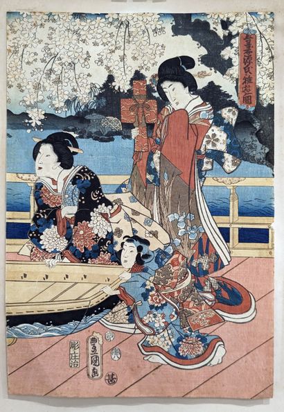 TOYOKUNI III (Utagawa Kunisada I, dit) (1786-1864)....