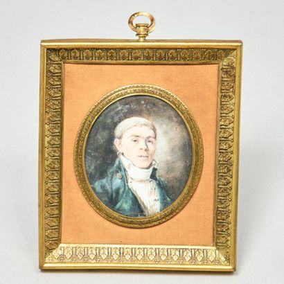 Joseph HEIGEL (1780-1837) : PORTRAIT D'HOMME...