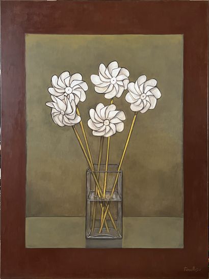 Lina FENOLLOSA (XXe-XXIe siècle) : BOUQUET...