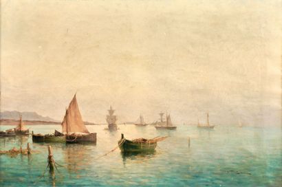 Vincent COSTE (1844-1923) : EFFET DE LUMIERE...