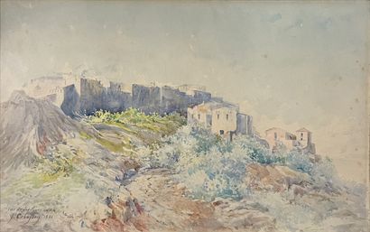 Joseph CABASSON (1841-1920) : VUE D'ALLAUCH,...
