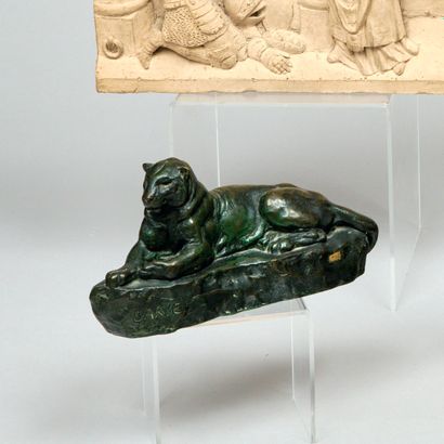 Antoine-Louis BARYE (1796-1875). Panthère...