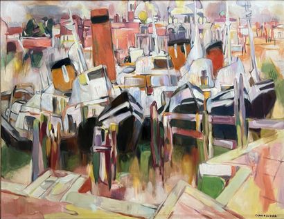 Claude SCHURR (1921-2014) : LES REMORQUEURS...