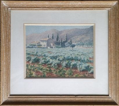 F. GARET (19th-20th century): MAS PROVENCAL....