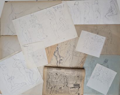 20th century FRENCH school, work by a student...