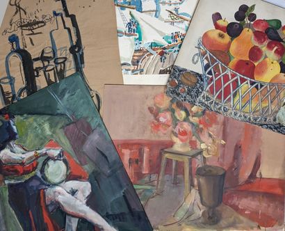 20th century FRENCH school, work by a student...