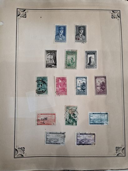 World: Set of stamps from France, Europe...