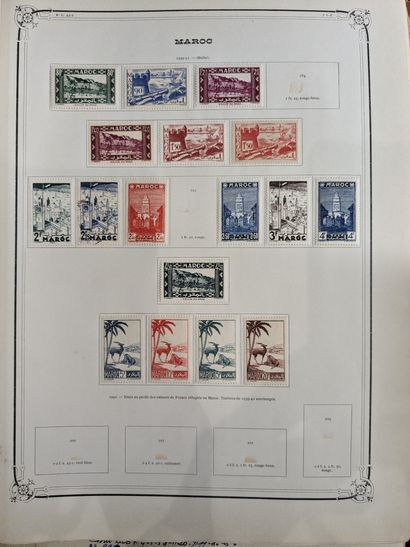 World: Set of stamps from France, Europe...
