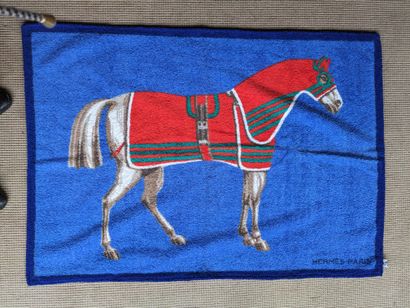HERMES Paris. Set of thirteen terry towels...