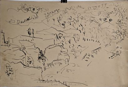 Claude BOGRATCHEW (born 1936) : PAYSAGE....