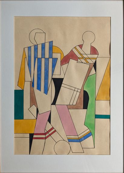 20th century FRENCH SCHOOL in the CUBIST...