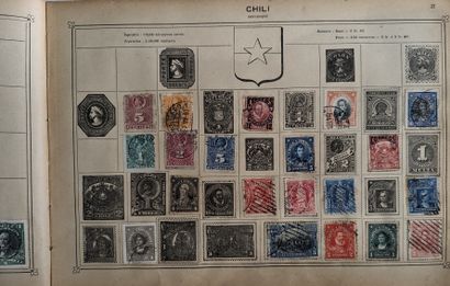 World: Set of stamps from France, Europe...