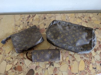 Louis VUITTON Paris. Monogram canvas set:...