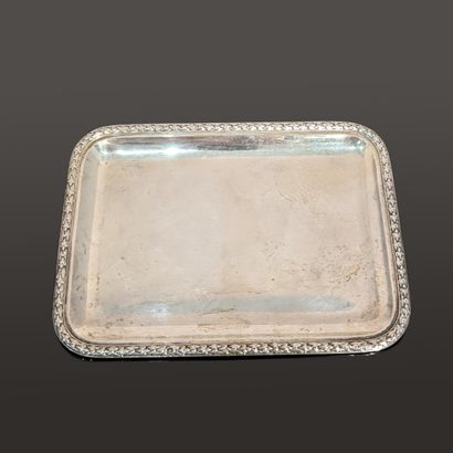 Small mail tray in silver (925), the edge...