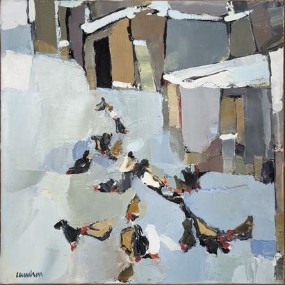 Didier CAUDRON (born 1947) : HENHOUSE IN...