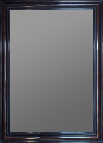 Grand cadre rectangulaire en ronce et vaguelettes...