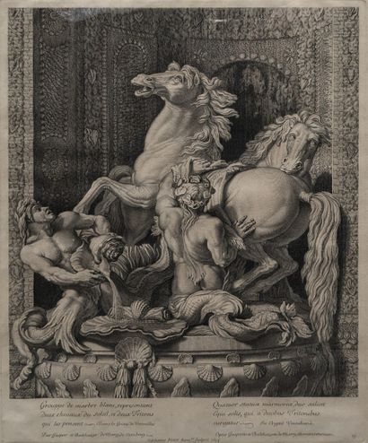 Etienne PICART (1632-1721), graveur : GROUPE...