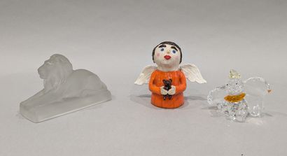 Nadine URVOAZ. Polychrome enameled ceramic...