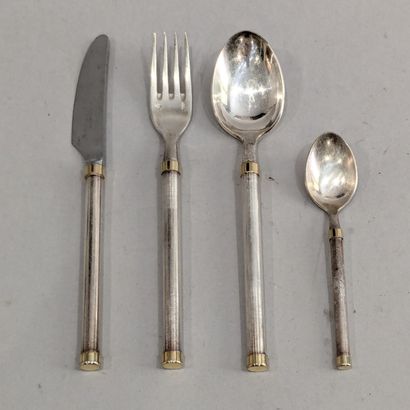 Ménagère by HJ François, includes: six flatware...