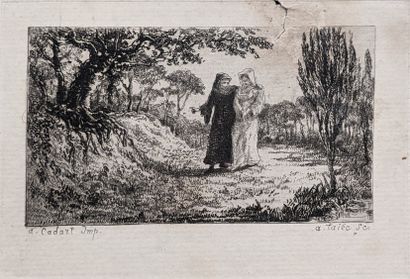 Alfred TAIEE (1820-1881) : ensemble de quatorze...