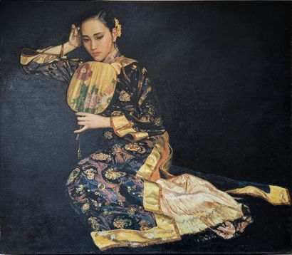 CONTEMPORARY SCHOOL: CHINESE WOMAN AT THE...